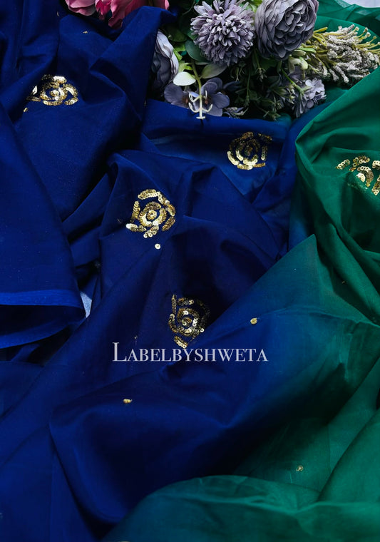 SAHELI — Dual Shade Handcrafted Saree